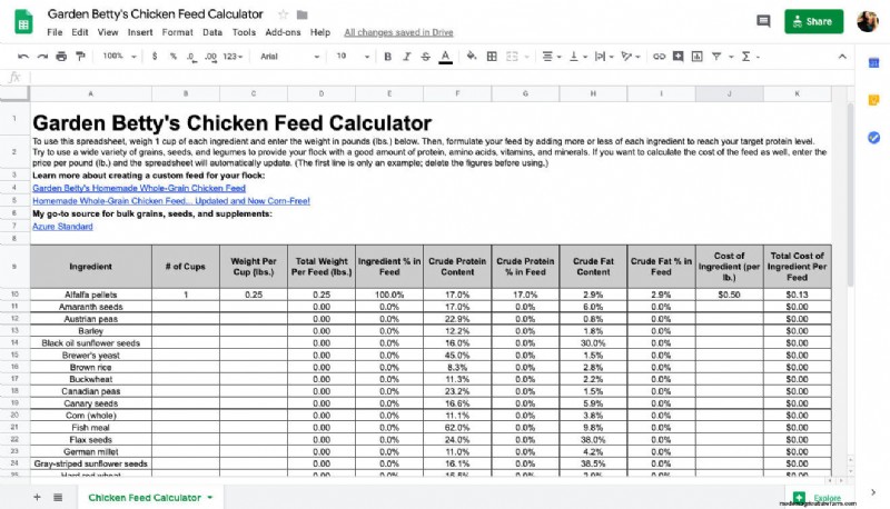 Chicken Feed Protein Calculator - Optimize Nutrition for Your Flock