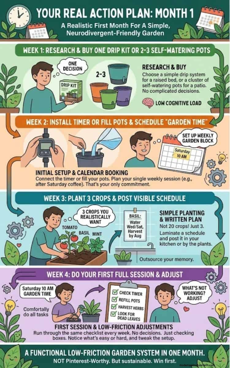 Gardening for Executive Dysfunction: Simple, Realistic Systems