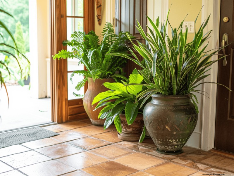 15 Stunning Houseplant Combinations for a Welcoming Entryway