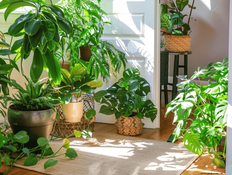 15 Stunning Houseplant Combinations for a Welcoming Entryway