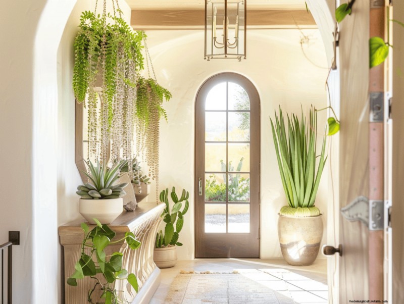 15 Stunning Houseplant Combinations for a Welcoming Entryway