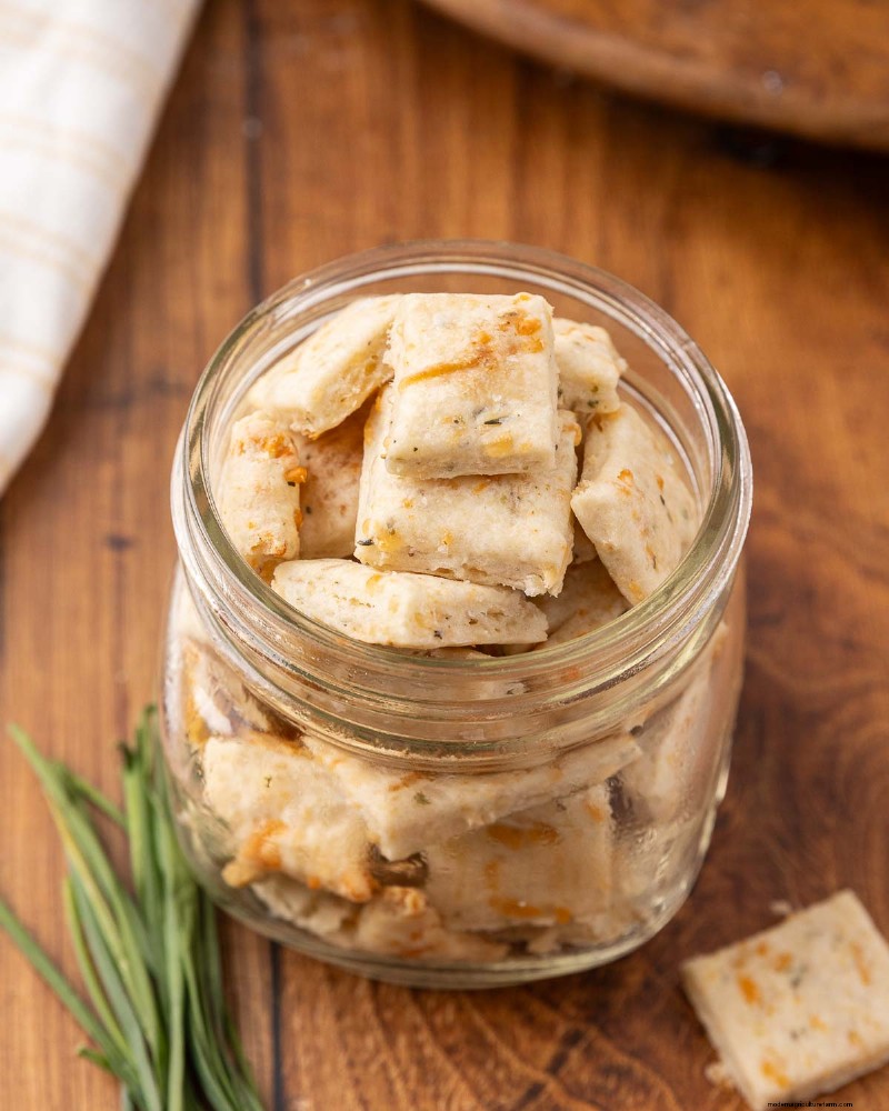 Classic Sour Cream & Onion Crackers - Easy Homemade Recipe