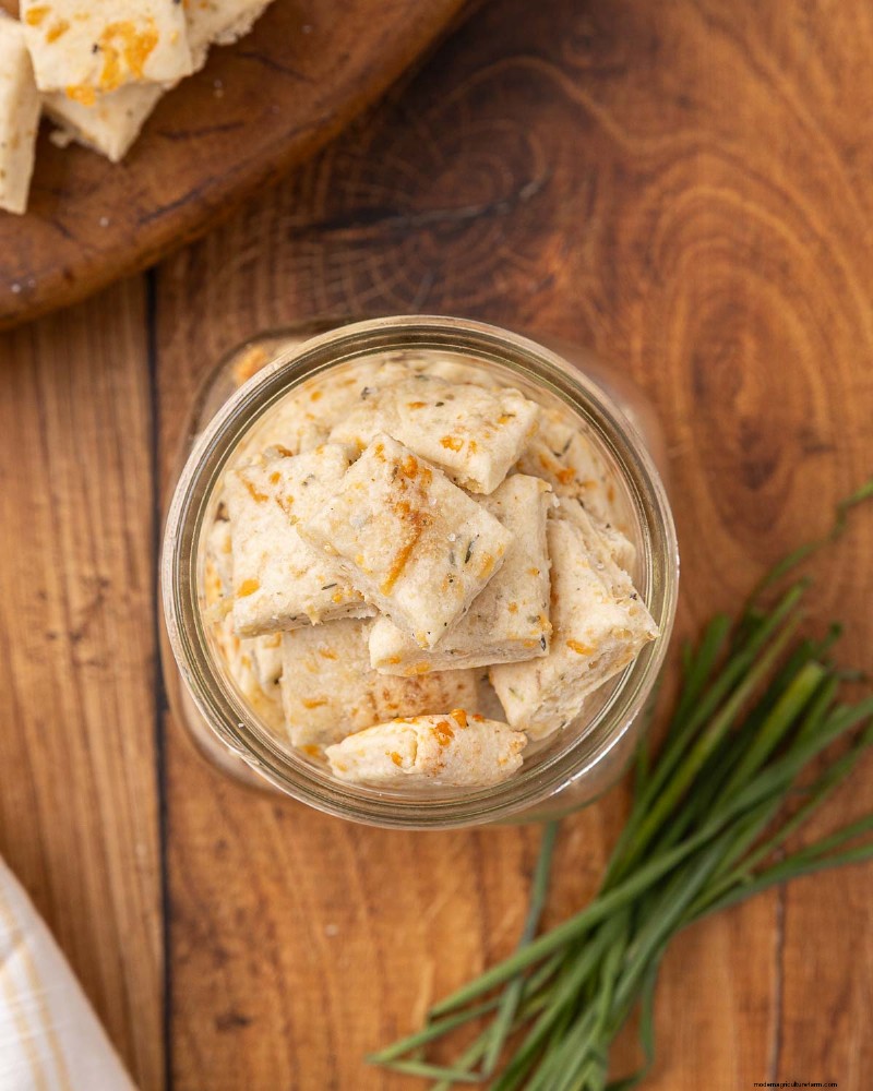 Classic Sour Cream & Onion Crackers - Easy Homemade Recipe