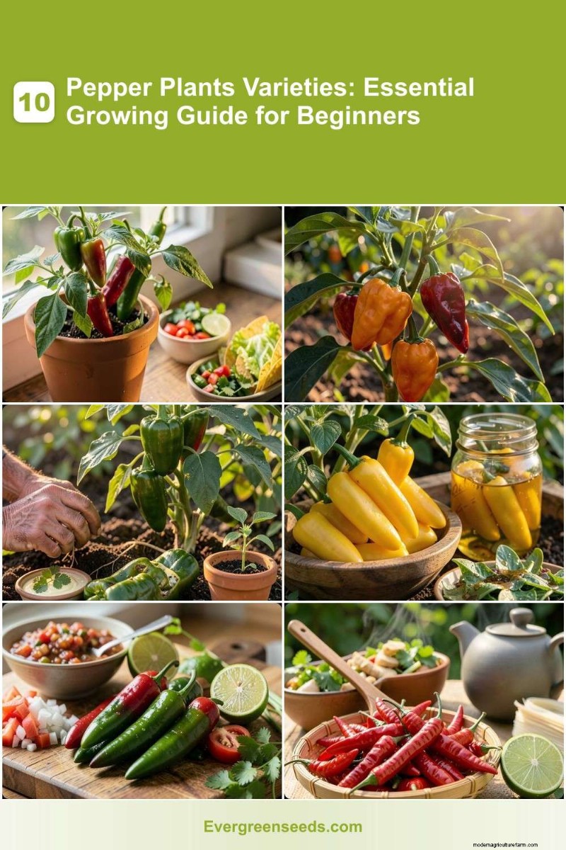 10 Beginner-Friendly Pepper Varieties & Growing Tips: Your Complete Guide